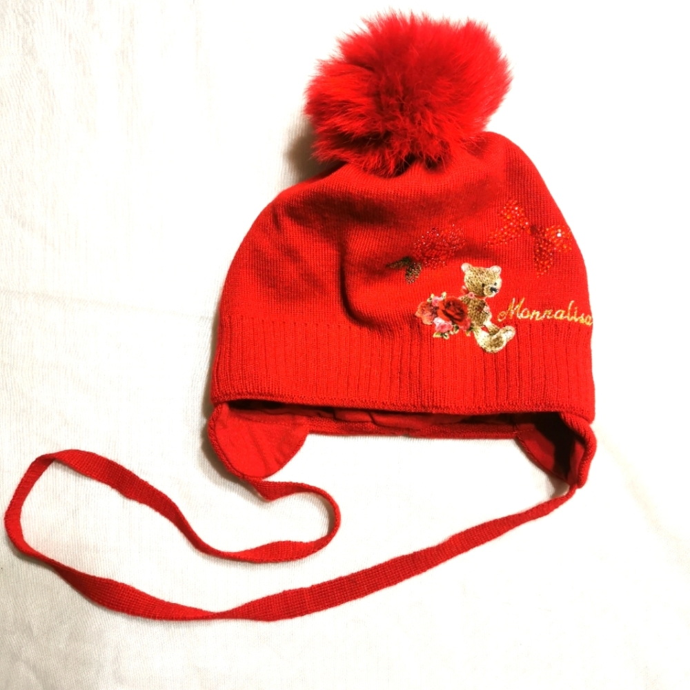 MonnaLisa Baby Girl Wool Blend Hat